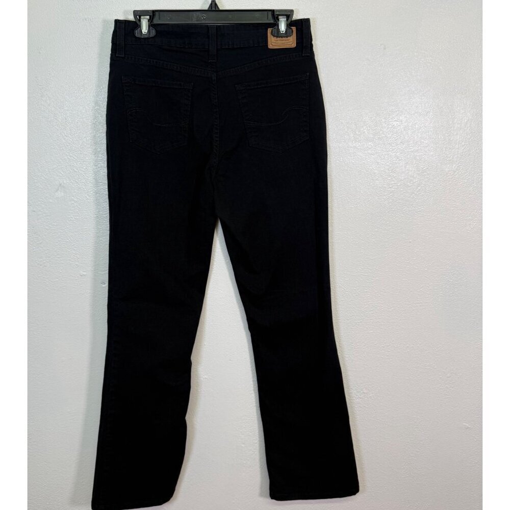 Levi Signature Women's Jeans At Waist Bootcut Sz 10 Black Western Country Work - Picture 3 of 11